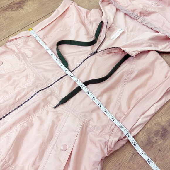 Anthropologie Daily Practice Glass Beach Zip Up Hoodie Vest Peach Size Medium - Picture 10 of 13